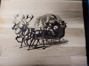Santa Chopping Board